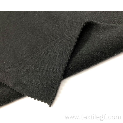 Hot sale T/C French Black KnittingTerry Brushed Fabric